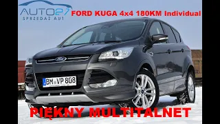 #AUTO27 - SPRZEDANA - TEST  - FORD KUGA 4X4 INDIVIDUAL 2.0 TDCI 180KM. Magnetyczny SUV!