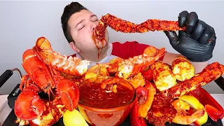 King Crab Legs With Blove's Sauce • MUKBANG