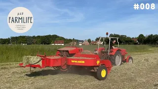 #008 Farmvlog - Das Heu wegpressen mit der Welger AP 12