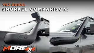 Safari V/S Stainless - The ULTIMATE SNORKEL Comparison - Which one suits YOU? | by @MORE4x4_au