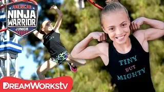 AMERICAN NINJA WARRIOR JUNIOR | "Tiny but Mighty" BEAST MODE Gymnast Goes Far