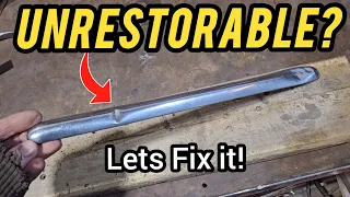 How To Restore Dents in Steel Trim. 1953 Chevy Kustom Chicken Truck Project
