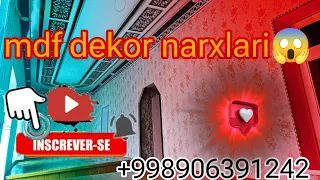 Mdf dekor narxlari ☎️+998906391242bemalol təl qilaversayla boladi