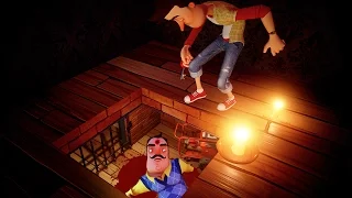 ДЕНЬ HELLO NEIGHBOR!!! БЫСТРОЕ ПРОХОЖДЕНИЕ ВСЕХ ЧАСТЕЙ!