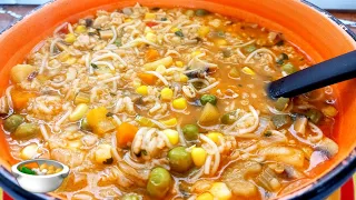 Soup: I can eat this vegetable soup every day! It's so delicious that everyone keeps asking for it!