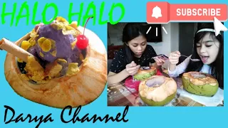 HALO HALO IN COCONUT SHELL