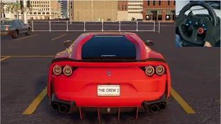 Ferrari 812 Superfast | The Crew 2 free roam PS5 Gameplay | LogitechG29