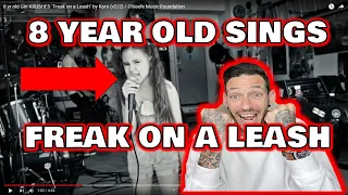 BEST VIDEO I'VE SEEN ALL YEAR!!! Zoe Franziska Freak on a Leash  KORN cover (REACTION)