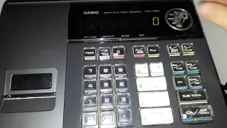 Como programar productos en la registradora casio pcrt 280