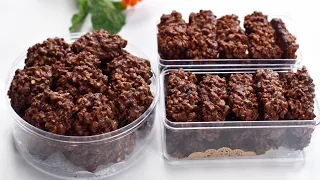 No Flour, No Chocolate, No Butter. Simple And Easy Crunchy Choco Snack..........Trending recipes