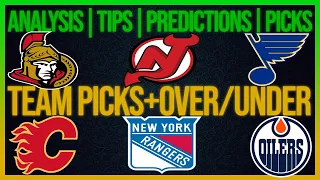 FREE NHL 11/14/21 Picks and Predictions Today Over/Under NHL Betting Tips and Analysis