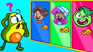 DON'T CHOOSE THE WRONG MYSTERY DOOR, AVOCADO! | Parents VS Kids | My  Crazy Adventure in Multiverse