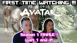 First Time Watching * AVATAR THE LAST AIRBENDER * REACTION ! Season 1 Finale (EP 19 and 20)