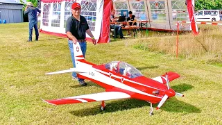 NICE RC AIRPLANE PC-21 RC ELECTRIC SCALE MODEL AIRLINER / FLIGHT DEMONSTRATION !!!