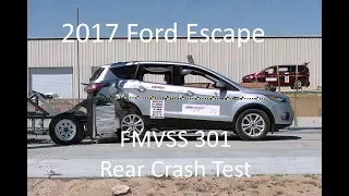 2017-2018 Ford Escape/Kuga FMVSS 301 Rear Crash Test (50 Mph)