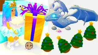 Buying FROST DRAGON + Surprise Pet Christmas Eggs Let's Play Roblox Adopt Me Video Game