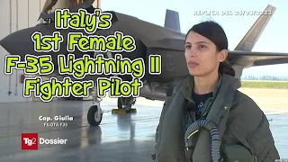 La Prima Donna Pilota di F-35 [Italy's First Female F-35 Fighter Pilot]