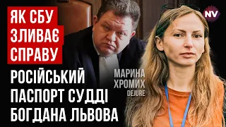 Українським суддям можна мати паспорти РФ? Це величезний плювок | Марина Хромих