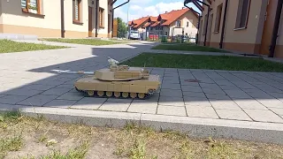 M1A2 SEPv2, 1:16 (Tamiya with Elmod and real 1 axis gun stabilisation)