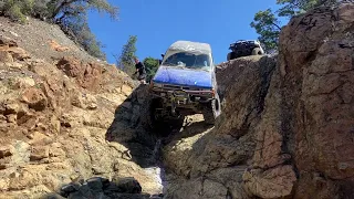 SYD the 4runner gong down the waterfall part 1 at Cow Mountain 27 April 2024