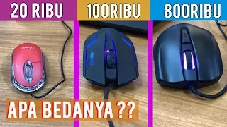 Mouse 20 Ribu vs 100 Ribu vs 800 Ribu | Cuma ini Bedanya Ternyata ya...