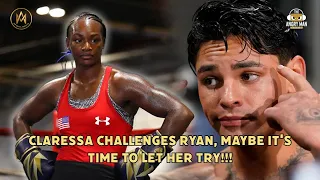 CLARESSA SHIELDS ISSUES CHALLENGE TO RYAN GARCIA, IS IT TIME TO LET THE GWOAT FIGHT A MALE FIGHTER??