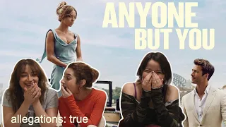 they weren't acting in *ANYONE BUT YOU* | FIRST WATCH REACTION