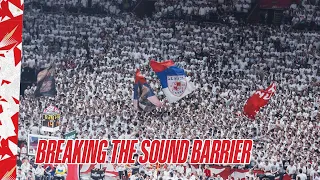 More than 20.000 Crvena zvezda fans breaking the sound barrier in Štark Arena against Partizan