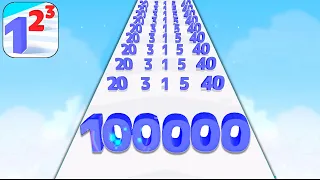 Satisfying Mobile Game All Levels Number Masters Top Free Gameplay iOS,Android Update Max Skills