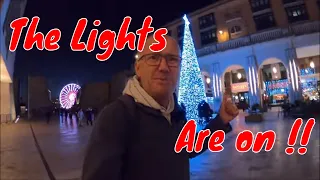 Valletta Christmas lights  2021, part 1 ,The streets of Valletta , MALTA