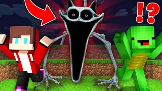 Why Scary NIGHTMARE CATNAP.EXE ATTACK JJ and Mikey At Night in Minecraft - Maizen