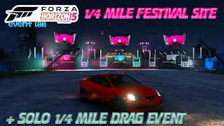 Forza Horizon 5 | 1/4 MILE DRAG FESTIVAL SITE FOR CO-OP (PRIVATE LOBBY) + SOLO 1/4 MILE DRAG EVENT