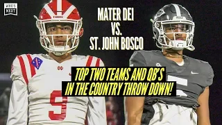 Mater Dei vs. St. John Bosco 2019 - BATTLE of the country's TOP TWO teams and QB's!