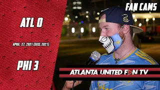 IF ANY TEAM CAN COME BACK, ATLANTA IS ONE OF THEM (PHILLY FAN) | ATL UTD 0 PHILLY 3 CCL | FAN CAMS