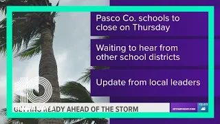 Pasco County schools closing Thursday ahead of Tropical Storm Nicole