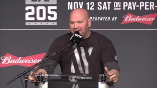 Watch the full UFC 205 pre-fight press conference from New York City | UFC 205