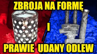 ZBROJA NA FORMĘ I PRAWIE UDANY ODLEW - czyli kolejne podejście do odlania cylindra Komara Sporta