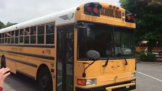 Last day of school!!!   Busses say goodbye