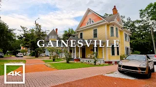 Gainesville, Florida ☁️ Walking tour 2023 | 4K HDR 60fps