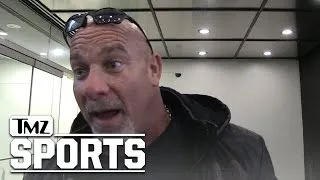 Goldberg Dares Brock Lesnar To Elbow Him... I Ain't No Bitch | TMZ Sports