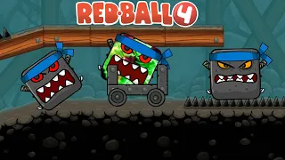 Red Ball 4 - Color Boss 2 Gameplay - All Bosses - All Levels - Part 5