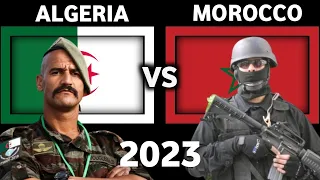 Algeria vs Morocco Military Power Comparison 2023 | Morocco vs Algeria Military Power 2023