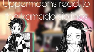 Uppermoons react to the/Kamado siblings/Manga spoilers//