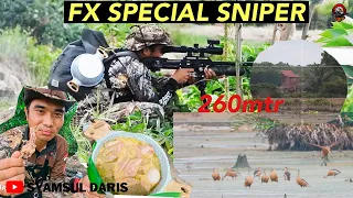 KETANGGUHAN FX IMPACT M3 SPECIAL SNIPER DI EMPANG // DSPARD 35-70RF BALISTIK 260METER