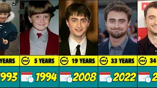 Evolution: Harry Potter From 1990 to 2024 - Daniel Radcliffe Evolution