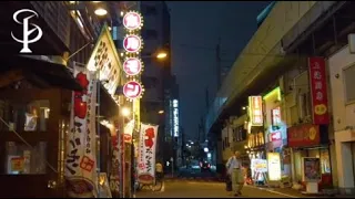 [City Ambience]Walking in the Night Tokyo/Calm town, from Ochanomizu to Muromachi