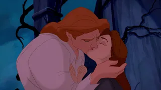 Beauty and the beast - beast turns human again scene