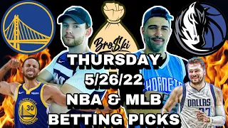 Today’s FREE NBA & MLB Betting Picks (Thursday 5/26/22)
