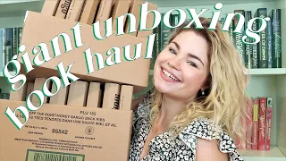 GIANT UNBOXING BOOK HAUL 📚📦