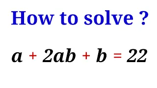 Nice Algebra Question | Equation Solving | You should know this trick